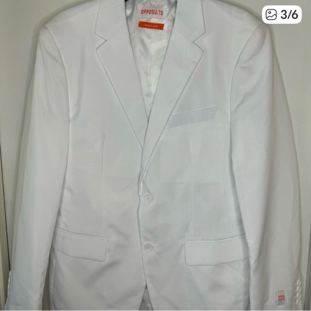 Opposuits White Blazer